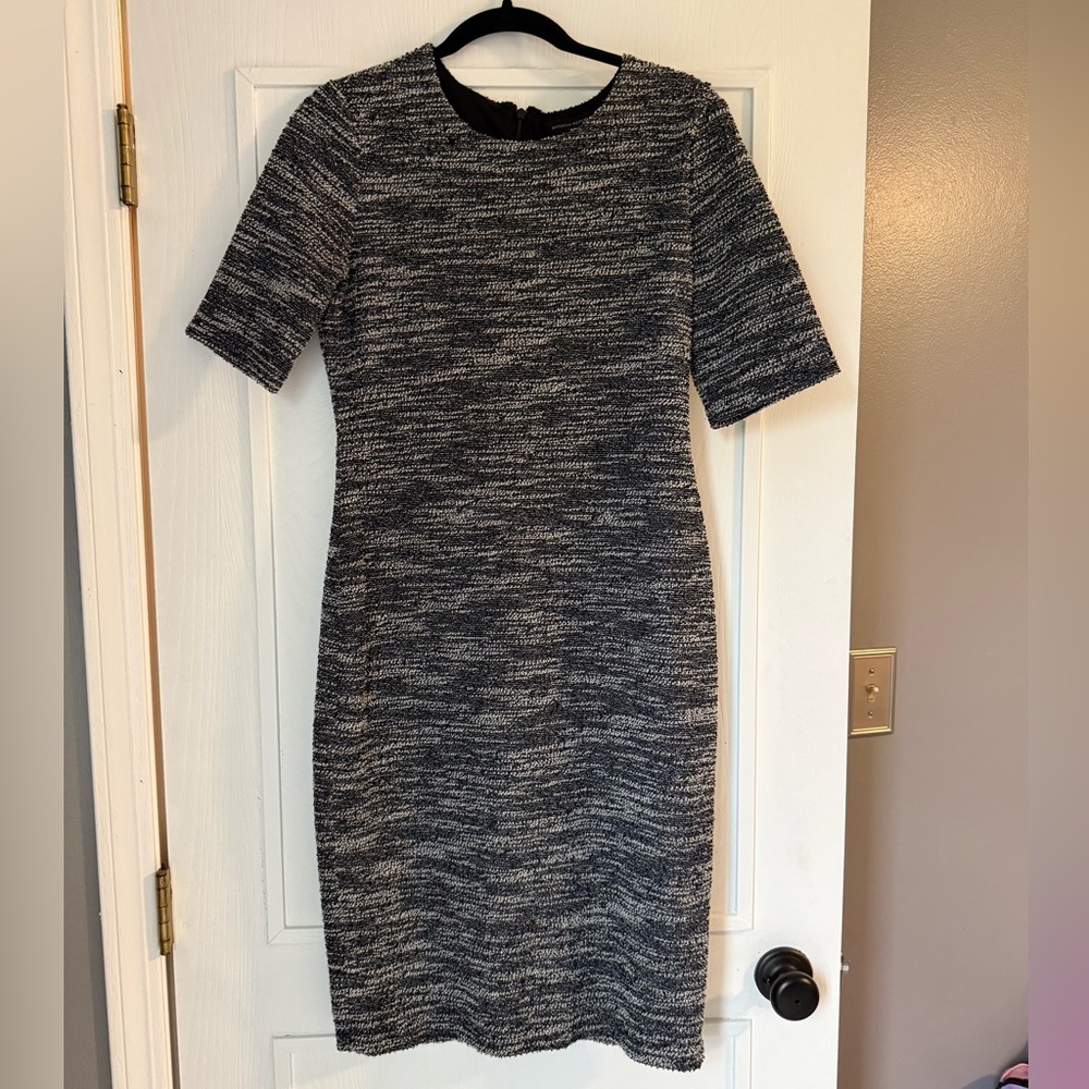 Banana Republic Black and Gray Dress